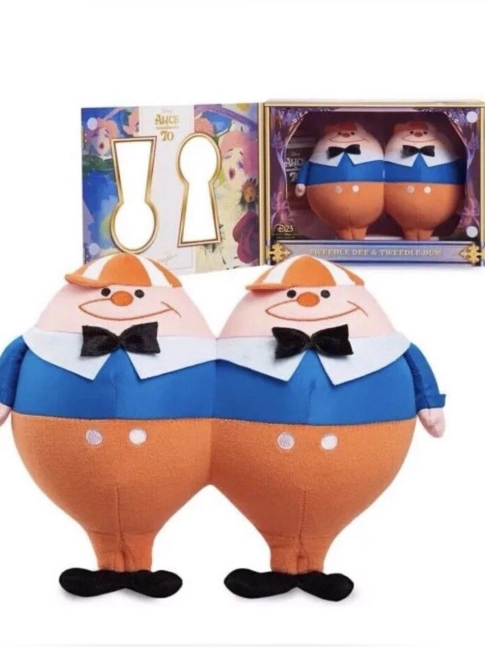 Disney Alice in Wonderland Mary
Blair Tweedledee Tweedledum Plush
D23 Exclusive